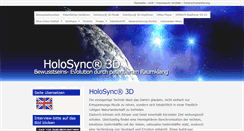 Desktop Screenshot of holosync3d.de